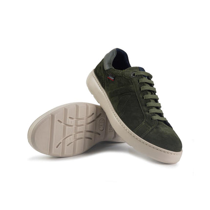Callaghan Sneakers Uomo Bassa in Camoscio Kaki 54805 PINT FOREST Callaghan 