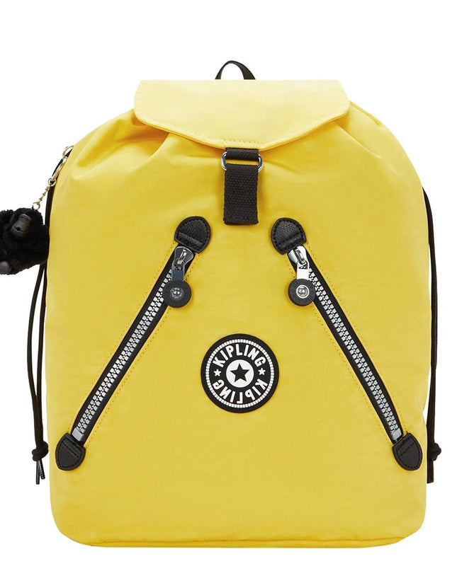 Kipling Zaino Multitasche Giallo NEW FUNDAMENTAL L HERITAGE SUN Kipling 