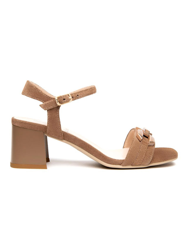 Nero Giardini Sandali Donna con Tacco in Camoscio Mou E615723D MOU 442 Nero Giardini 