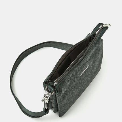 Mandarina Duck Pochette con Tracolla  in Pelle Pine Green FZT12 MELLOW LEATHER PINE GREEN Mandarina Duck 