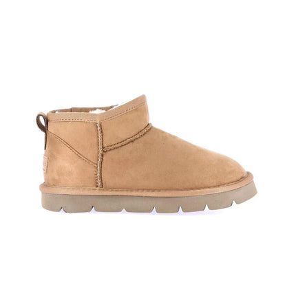 Short Sheepskin Boot Ultra Mini Cuoio - MARIO SPATARELLA