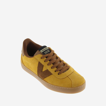 Sneakers Victoria Donna Bassa in Camoscio Mostarda 1126221 BERLIN MUSTARD Victoria 