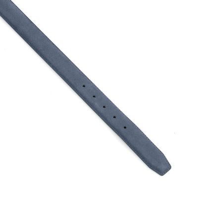 Cintura Uomo in Pelle Camoscio Blu 534C LAGO Frau 