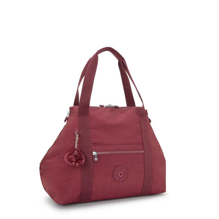 Kipling Borsone Shopper Viaggio in Tessuto Lounge Wine - MARIO SPATARELLA