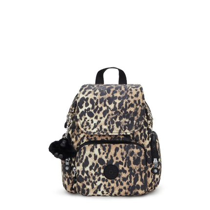 Kipling Zainetto in Tessuto Animalier Leopardo - MARIO SPATARELLA