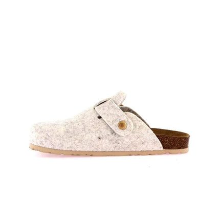 Grunland Pantotole Ciabatte Donna in Feltro Marmo - MARIO SPATARELLA