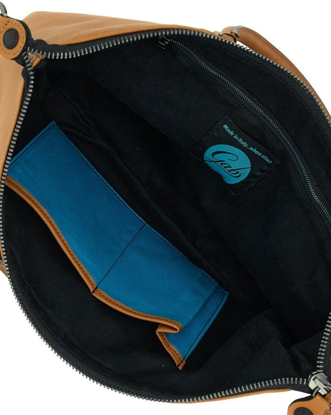 Gabs Borsa Convertibile e Trasformabile con Tracolla in Pelle Cuoio G3 PLUS TG L CAMOSCIO Gabs 