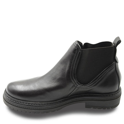 Stivaletti Chelsea Uomo in Pelle Marrone U35204 MARRONE Mjus 