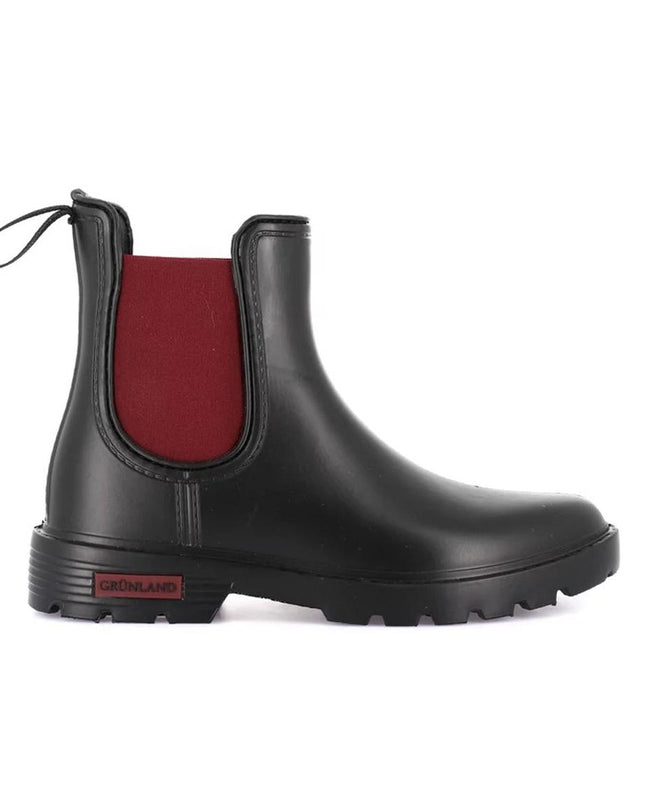 Stivaletti Galosce Grunland Donna Pioggia Gomma Nero Bordo SP2375 BOTA BORDO Grunland 
