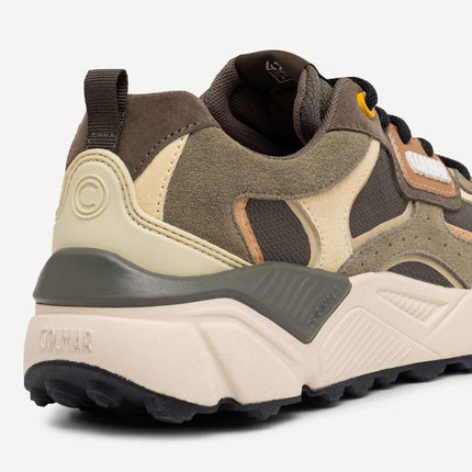 Sneakers Colmar Uomo in Pelle Military Multicolor GARNER GROUNDS 067 MILITARY Colmar 