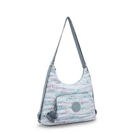 Kipling Borsa a Spalla Convertibile YENNA B PRT PALMTREE LEAVES Kipling 