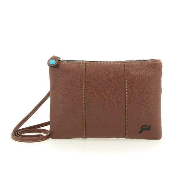 Gabs Pochette Donna con Tracolla in Pelle Cuoio Scuro BEYONCE TG M CUOIO SCURO Gabs 