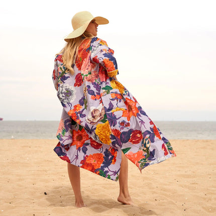 Kimono Caftano in Cotone CK03 FRIDA FLOREALE Linen 