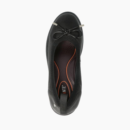 Impronte Ballerine con Zeppa in Pelle Nero MOKA BALLERINA BLACK Impronte 