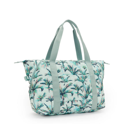 Kipling Borsone Shopper Viaggio in Tessuto Fantasia More Palm Trees - MARIO SPATARELLA