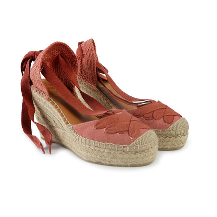 Viguera Espadrillas Alte con Lacci Terra 2227 TEJA Viguera 