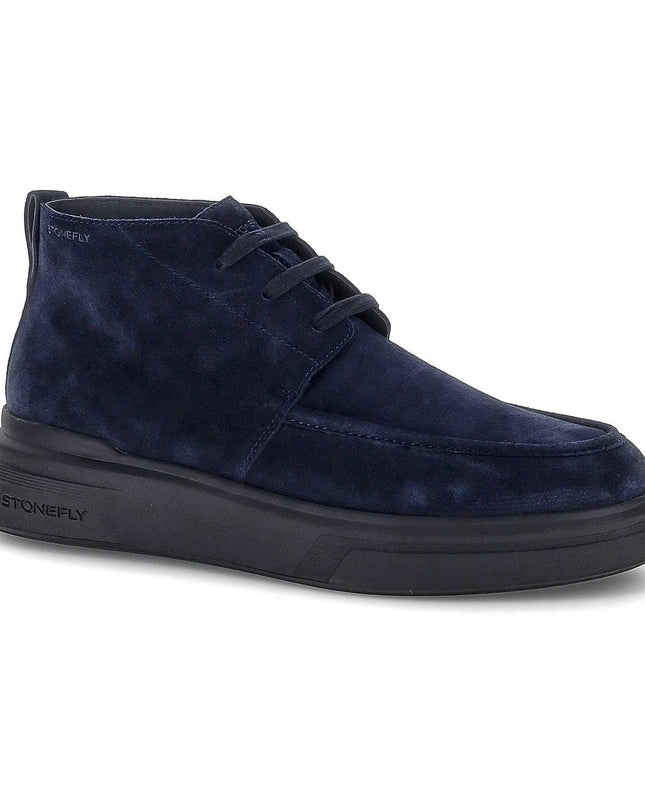 Polacchine Stonefly Uomo in Camoscio Blu 221594 PHOENIX BLUEBERRY Stonefly 