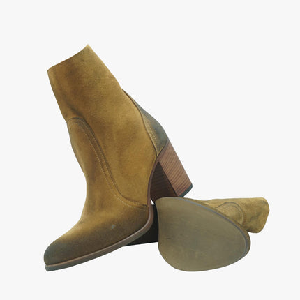 Stivaletti Donna in Camoscio Cuoio - MARIO SPATARELLA