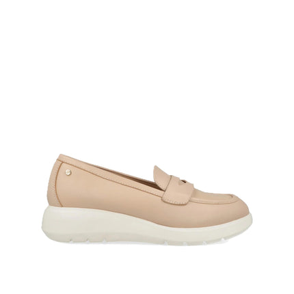 Impronte Mocassini con Zeppa in Pelle Nude MOKA PINK Impronte 