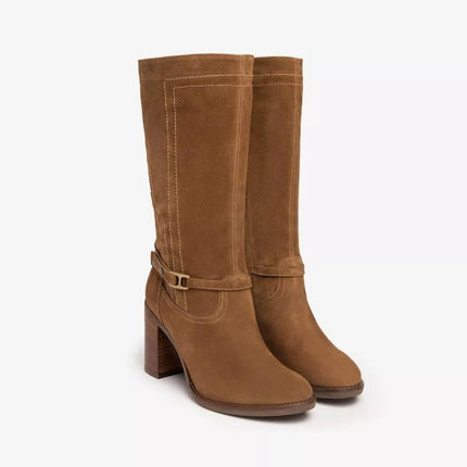 Stivali Donna in Camoscio Malto I205760D MALTO 339 Nero Giardini 
