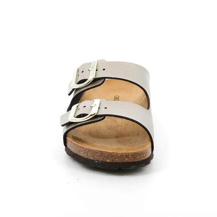 Ciabatta Sughero Doppia Fibbia CB2425 SARA CHAMPAGNE Grunland 