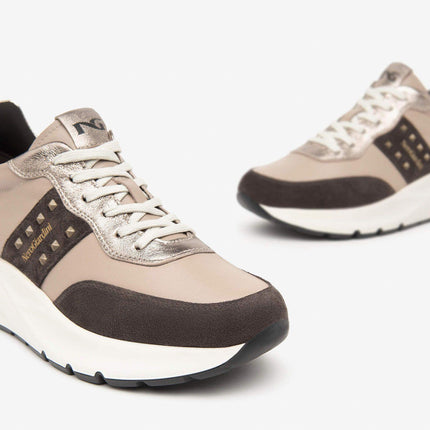 Nero Giardini Sneakers Donna Zeppa Multicolor Ambra I411523D CASTAGNO SAVANA 305 Nero Giardini 
