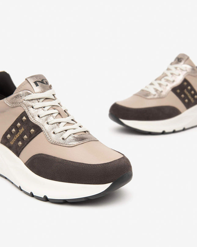 Nero Giardini Sneakers Donna Zeppa Multicolor Ambra I411523D CASTAGNO SAVANA 305 Nero Giardini 