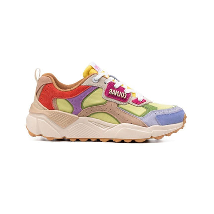 Sneakers Colmar Donna in Pelle Multicolor Verde GARNER FLASH MULTICOLOR GREEN Colmar 