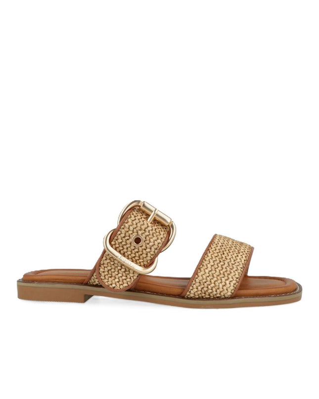 Jeep Sandalo Flat Donna in Tessuto Avio Beige BILOXI SANDAL NATURAL Jeep Footwear 