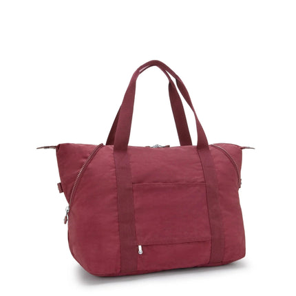 Kipling Borsone Shopper Viaggio in Tessuto Lounge Wine - MARIO SPATARELLA