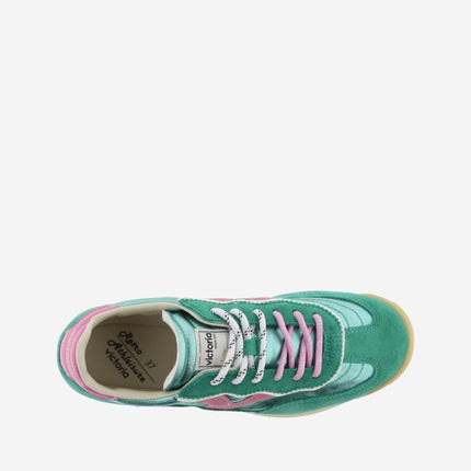 Victoria Sneakers Bassa Donna Urban City Running Metallizzato 1158111 SATURNO NYLON JADE Victoria 
