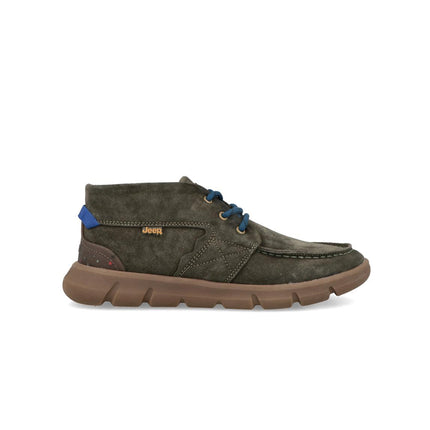 Polacchine Uomo Camoscio Verde TABASCO MOC JM42122A-020 Jeep Footwear 