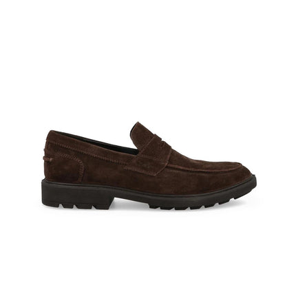 Mocassini Impronte Uomo in Camoscio Marrone CIPRIANI MOC SUEDE DARK BROWN Impronte 