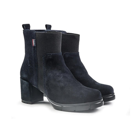 Callaghan Stivaletti Chelsea Donna con Tacco in Camoscio Blu 31019 PANDORA BLUE Callaghan 
