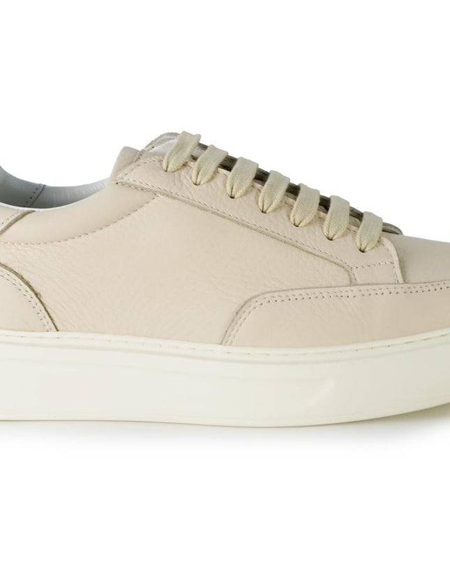 Sneakers Bassa Uomo Pelle Milk TAGO 4 MILK Rogal's 