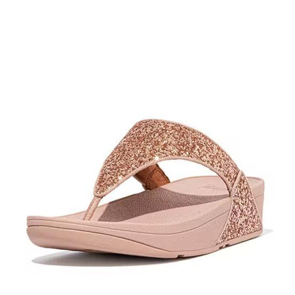 FitFlop Sandali Donna Infradito Glitter Rosa Gold X03-323 LULU GLITTER FitFlop 