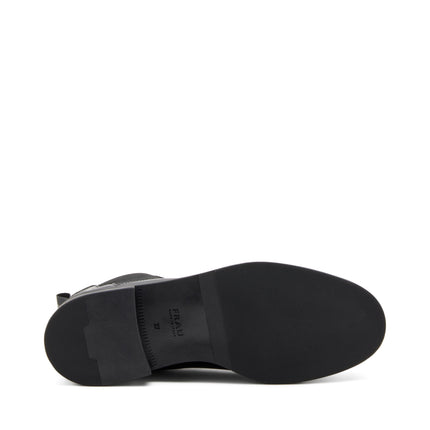 Frau Stivaletti Chelsea Donna Tacco Basso in Pelle Nero 98L3 SETA BLACK Frau 