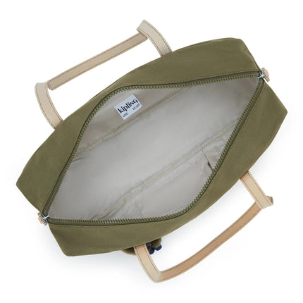 Kipling Borsa a Spalla Cotton Kaki NAIRA COTTON KHAKI Kipling 