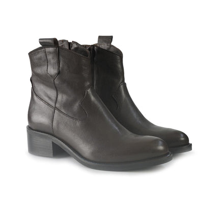 Stivaletto in Pelle Moro ELENA42 URBAN BROWN Spatarella 