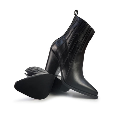 Stivaletti Elvio Zanon Tex in Pelle Nero - MARIO SPATARELLA