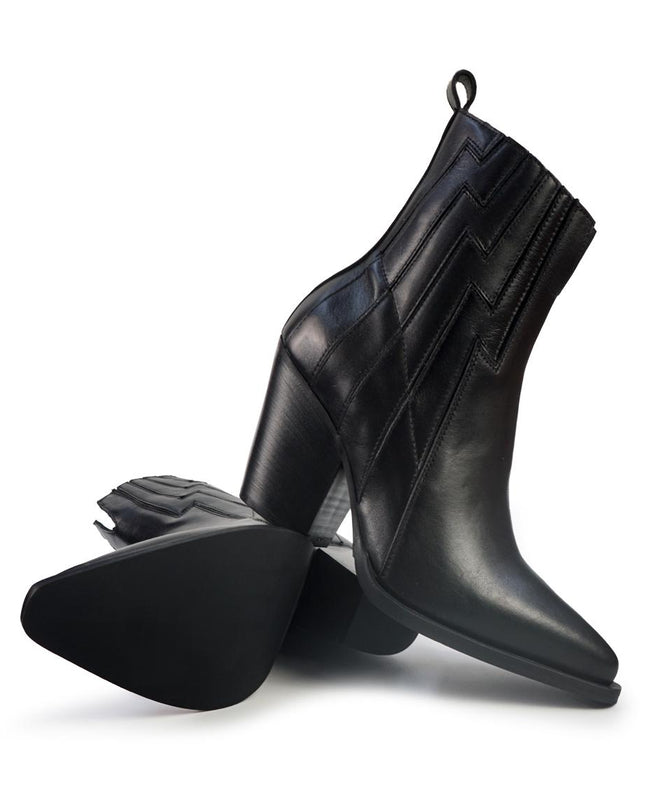 Stivaletti Elvio Zanon Tex in Pelle Nero - MARIO SPATARELLA