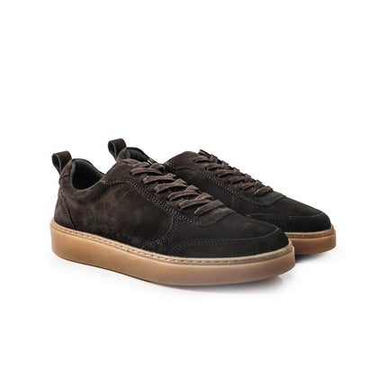 Vueva Sneakers Uomo in Camoscio Testa di Moro MS638R12 GIORGIO BROWN Vueva 