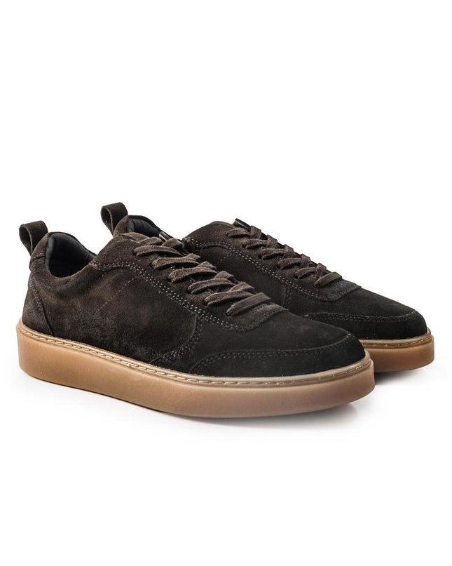 Vueva Sneakers Uomo in Camoscio Testa di Moro MS638R12 GIORGIO BROWN Vueva 
