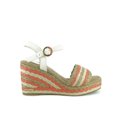 Sandali Donna Zeppa Corda CHOIMBRA FLAG KORAL Wrangler 