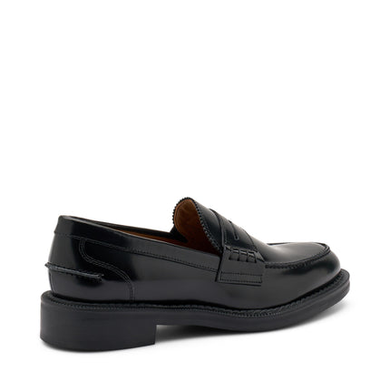Mocassini Frau Donna College in Pelle Nero 95U0 BRUSH BLACK Frau 