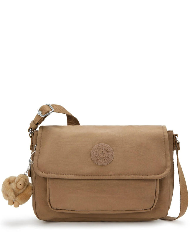 Kipling Borse con Tracolla Multitasche in Tessuto Cuoio Tan - MARIO SPATARELLA