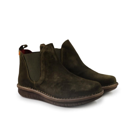 Jungla Stivaletti Chelsea Donna in Pelle Muschio 8276 MUSGO Jungla 