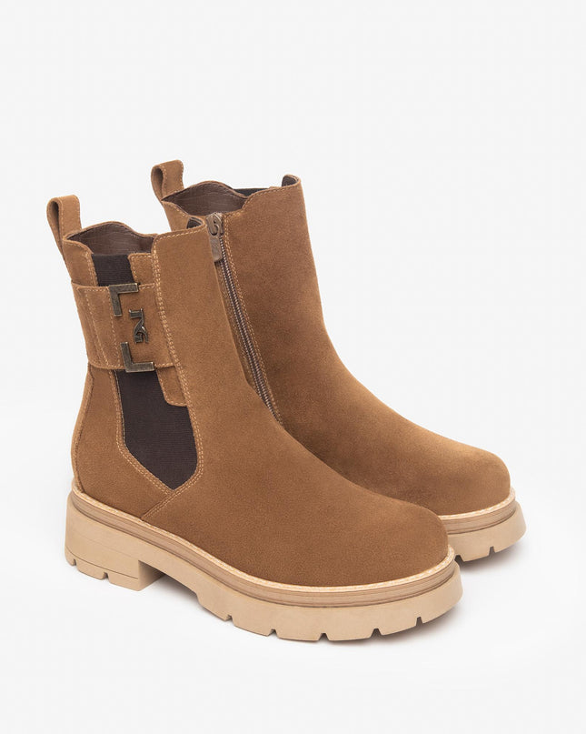 Chelsea Donna Camoscio Malto I309149D MALTO 339 Nero Giardini 