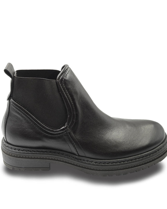 Stivaletti Chelsea Uomo in Pelle Marrone U35204 MARRONE Mjus 
