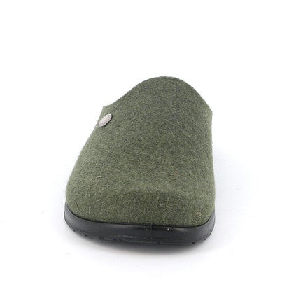 Pantofole Uomo Feltro Lana Verde CE0251 PONE MUSCHIO Grunland 